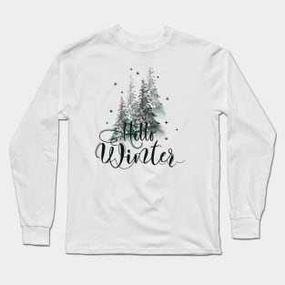 Hello Winter Long Sleeve T-Shirt